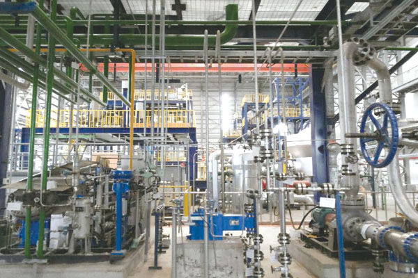 清華核能院國家重大專項高溫氣冷堆示范電站——主氦風(fēng)機試驗回路項目 該項目是我公司制造、安裝總承包項目，現(xiàn)已安裝完畢，氦檢密封試驗一次成功